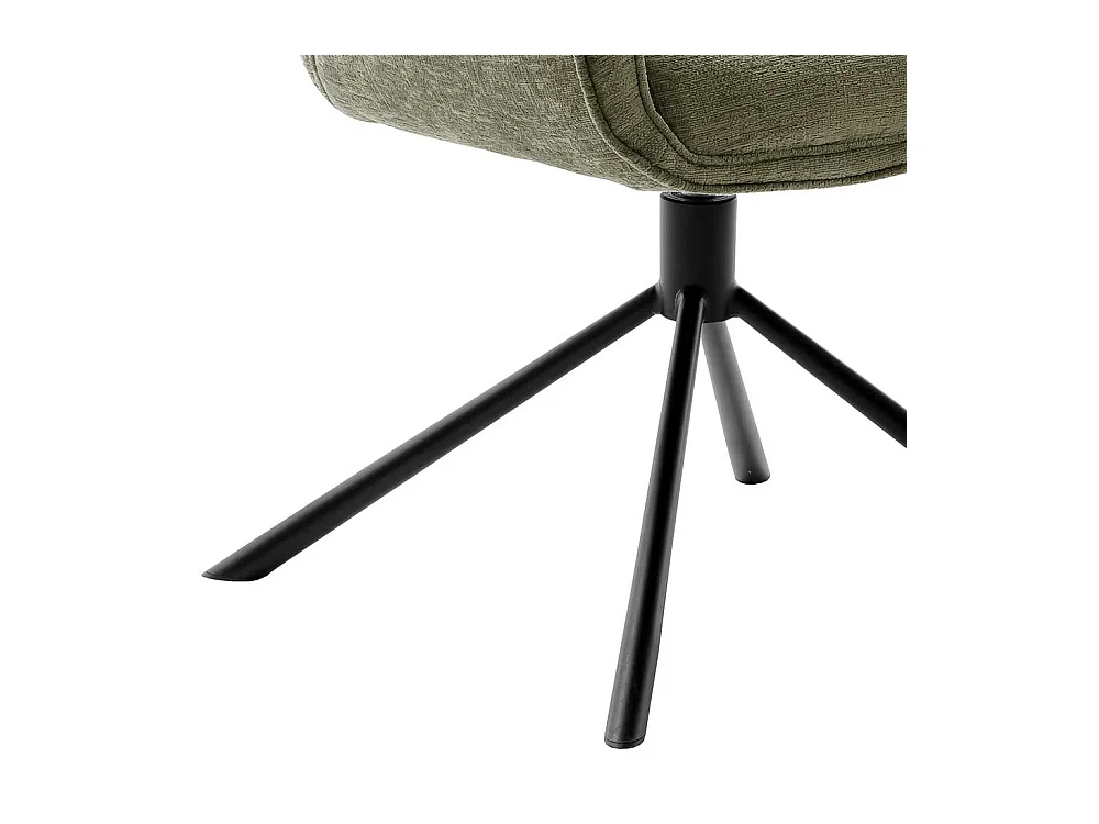 Esszimmerstuhl drehbar Oliv Grün (2er Set)