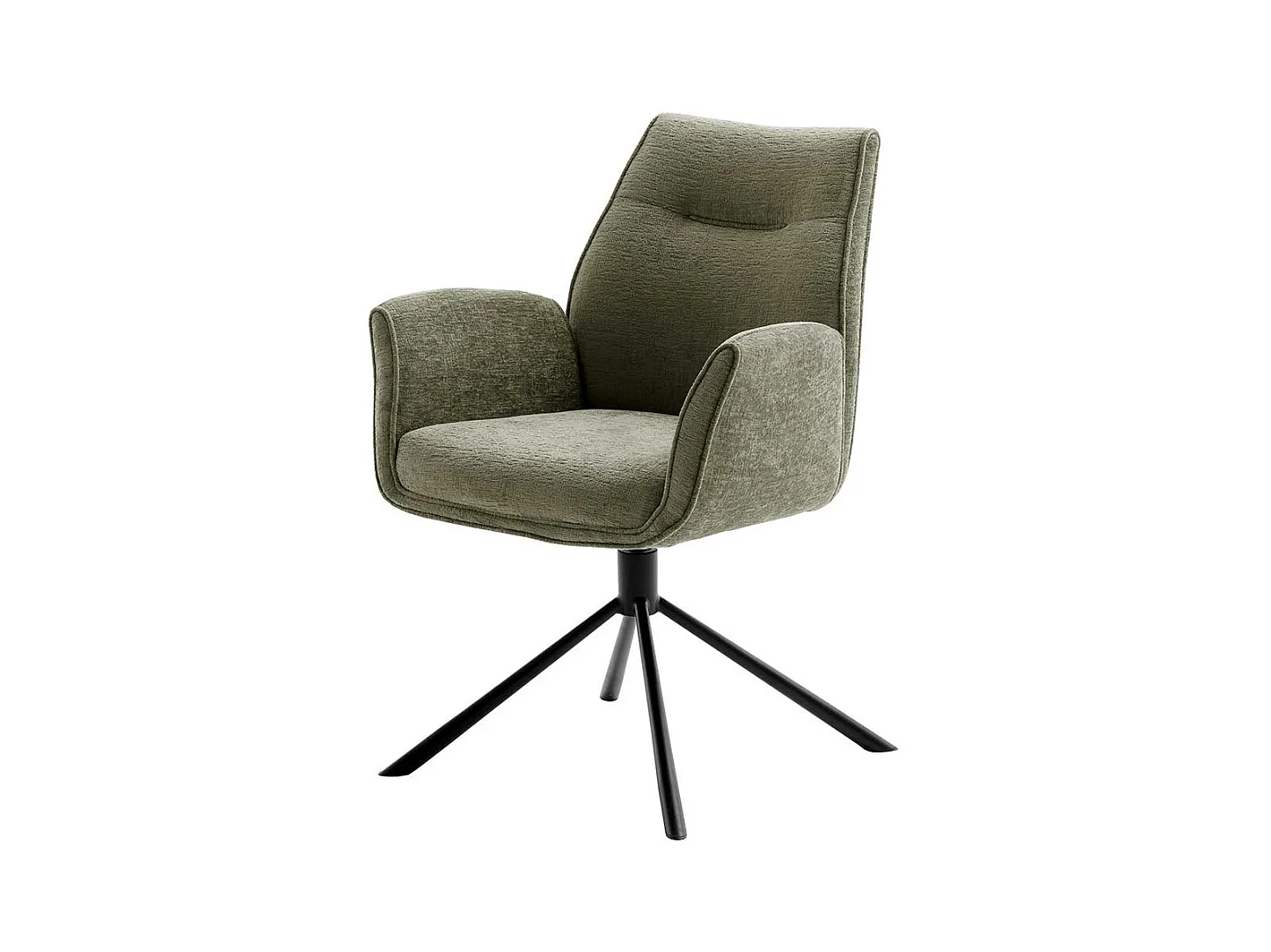 Esszimmerstuhl drehbar Oliv Grün (2er Set)