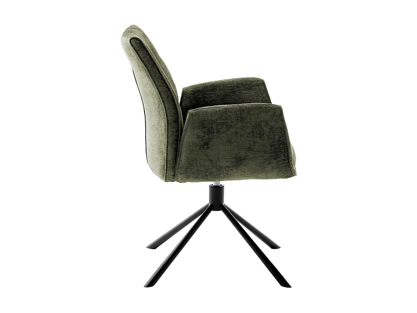 Esszimmerstuhl drehbar Oliv Grün (2er Set)