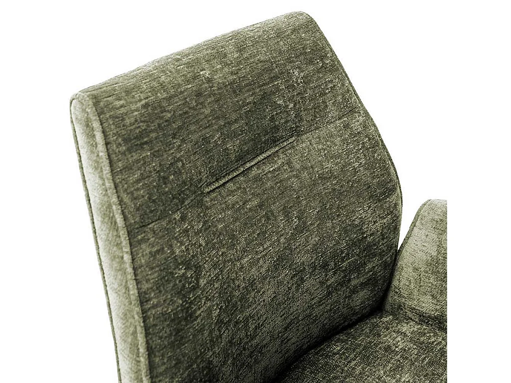 Esszimmerstuhl drehbar Oliv Grün (2er Set)