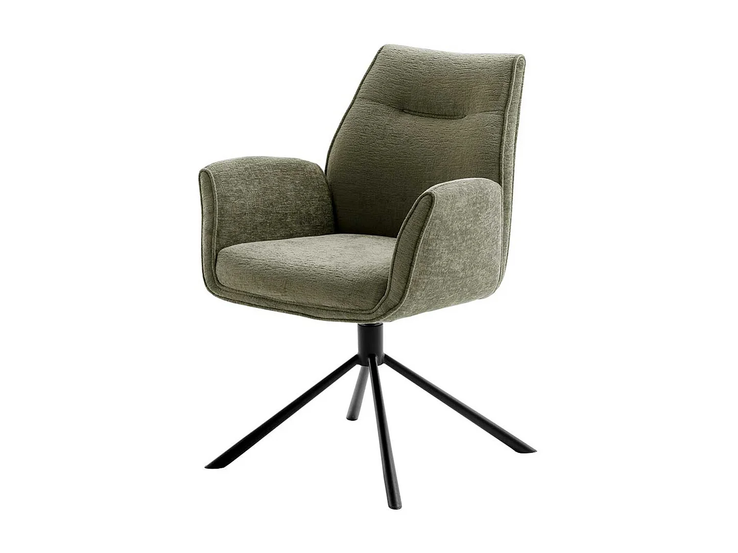 Esszimmerstuhl drehbar Oliv Grün (2er Set)