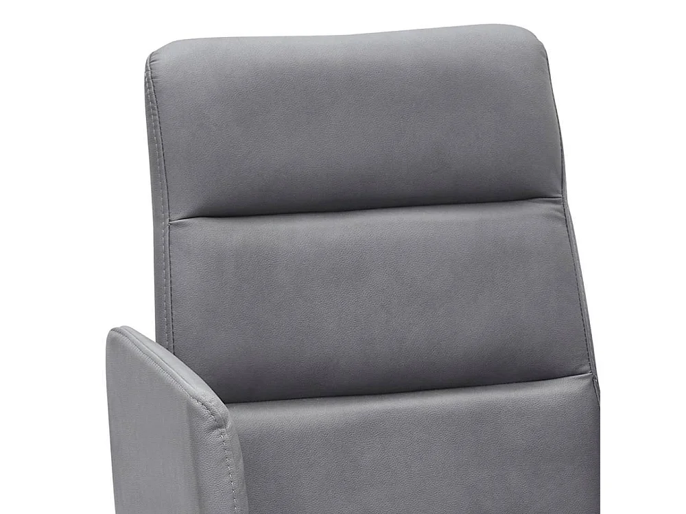 Polsterstuhl Esszimmer Küchenstuhl in Grau mit Gestell aus Metall