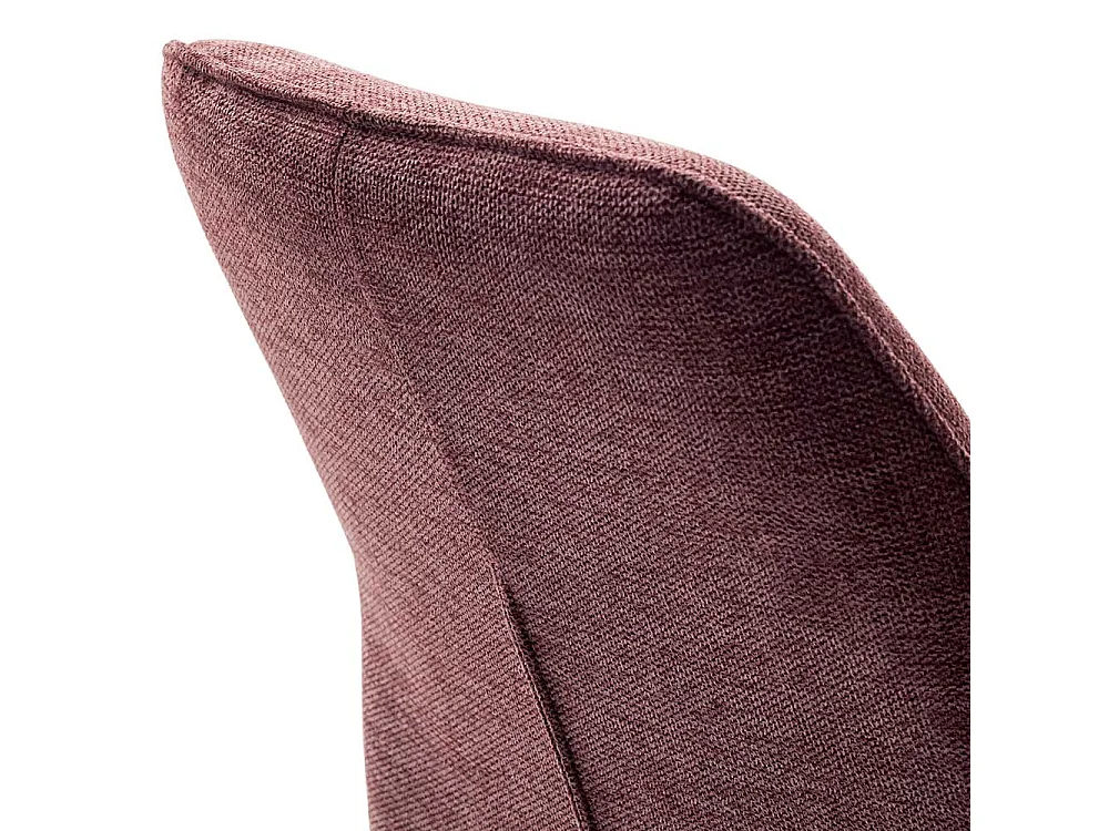 Esstisch Stühle drehbar in Altrosa Gestell aus Metall (2er Set)