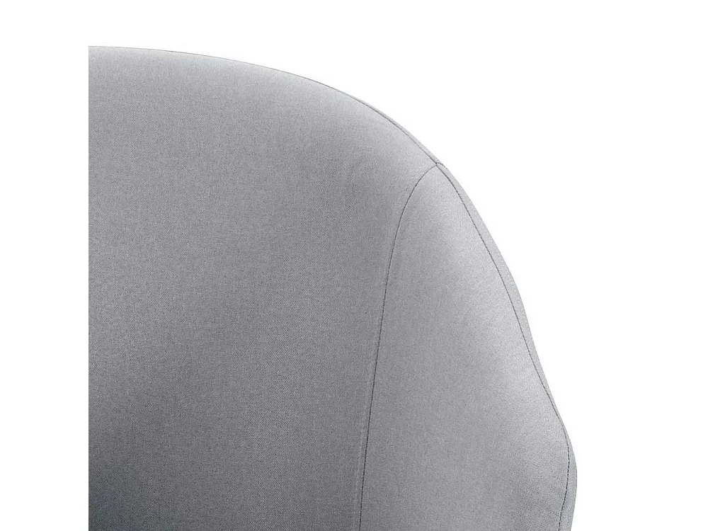 Cocktail Esszimmerstühle in Grau und Schwarz Armlehnen (2er Set)