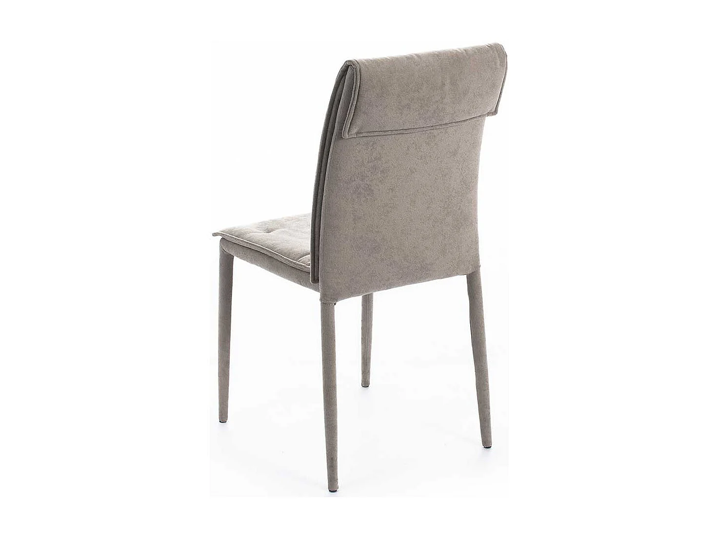 St�hle in Hellgrau Microfaser Metallgestell (4er Set)