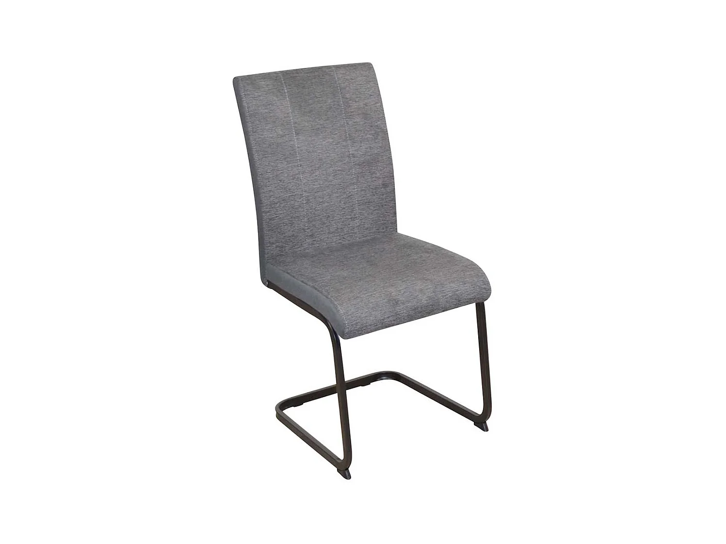 Swingstuhl in Anthrazit und Schwarz 48 cm Sitzhöhe (4er Set)