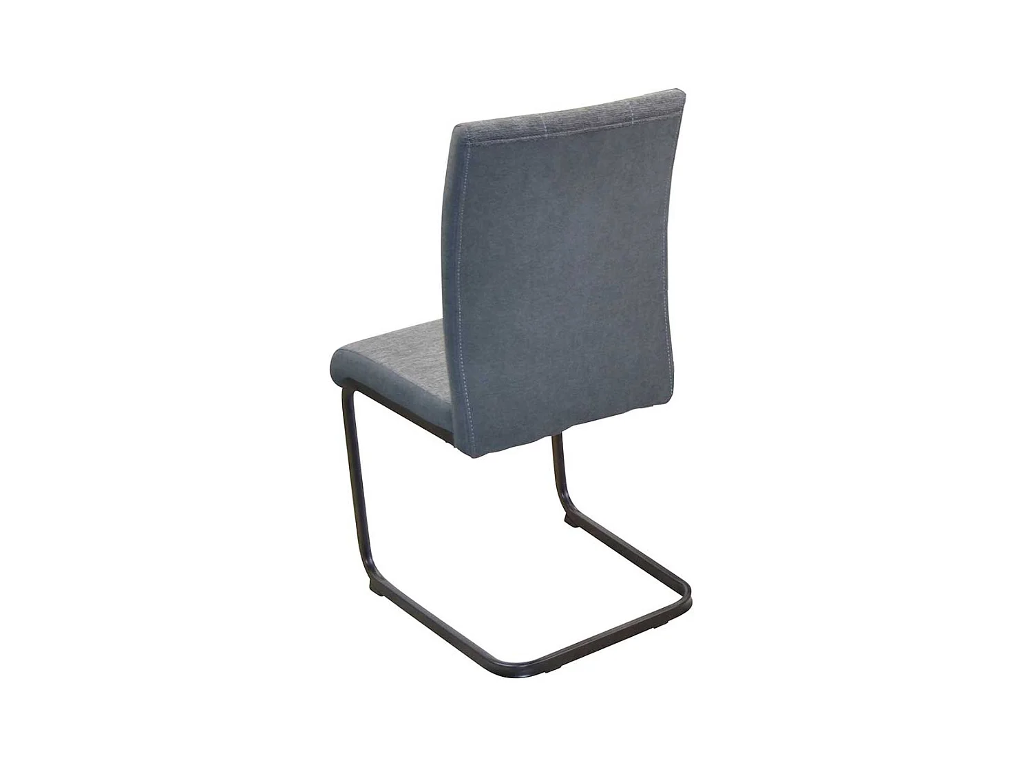 Swingstuhl in Anthrazit und Schwarz 48 cm Sitzhöhe (4er Set)