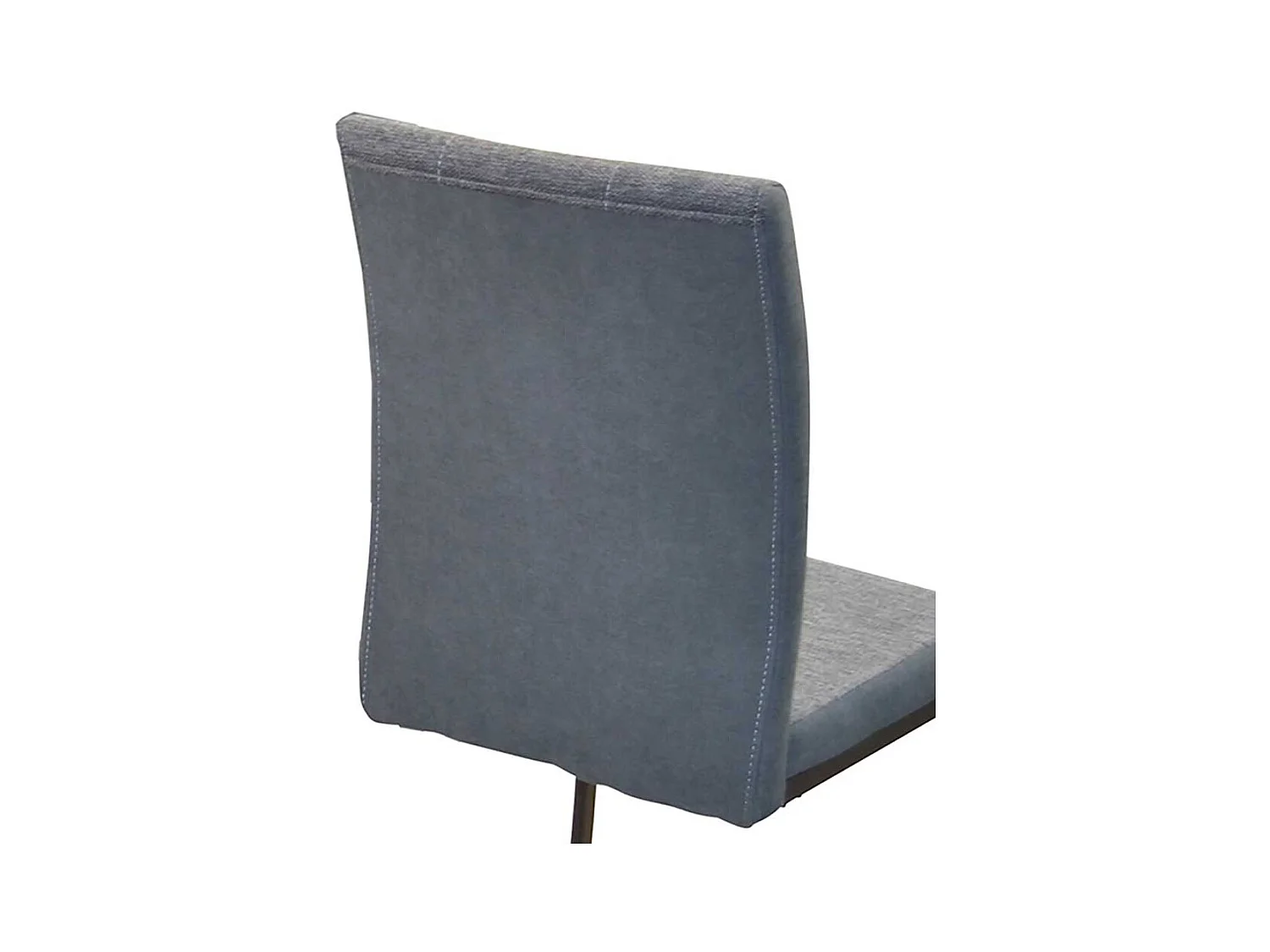 Swingstuhl in Anthrazit und Schwarz 48 cm Sitzhöhe (4er Set)