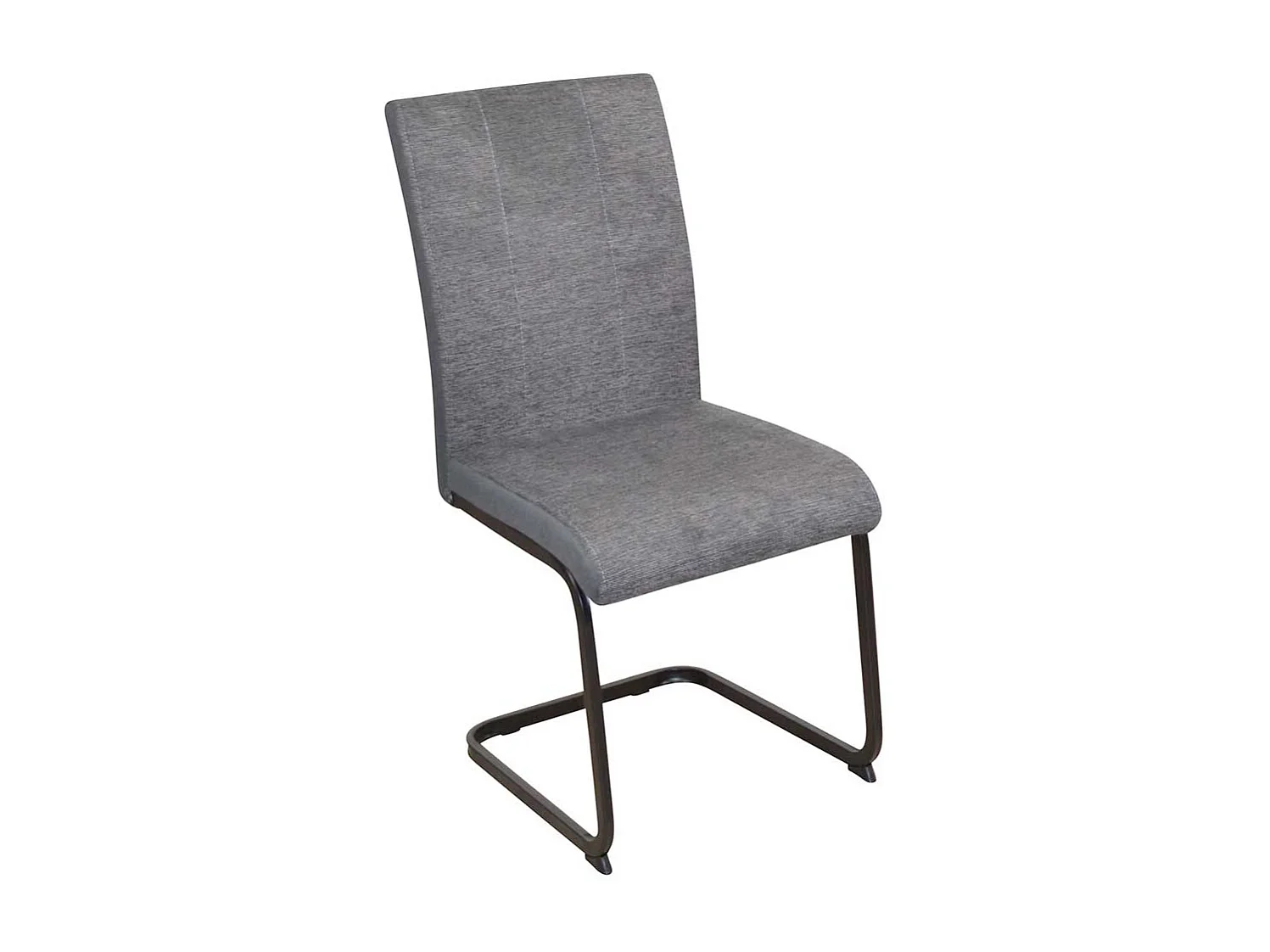 Swingstuhl in Anthrazit und Schwarz 48 cm Sitzhöhe (4er Set)