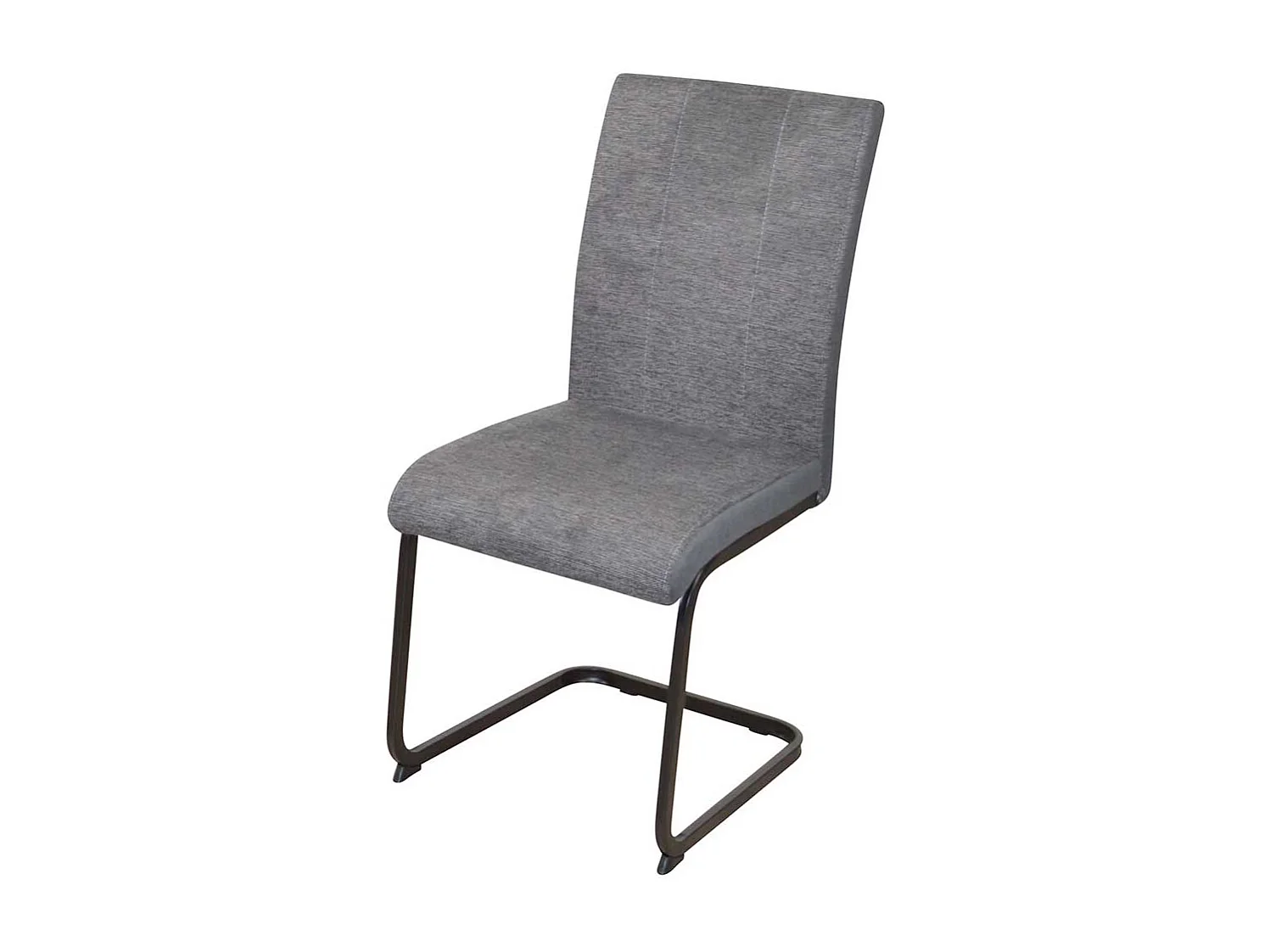 Swingstuhl in Anthrazit und Schwarz 48 cm Sitzhöhe (4er Set)