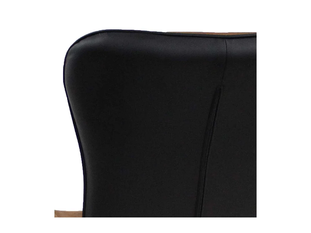 Esstisch Stühle in Cognac Braun Gestell aus Metall in Schwarz (4er Set)