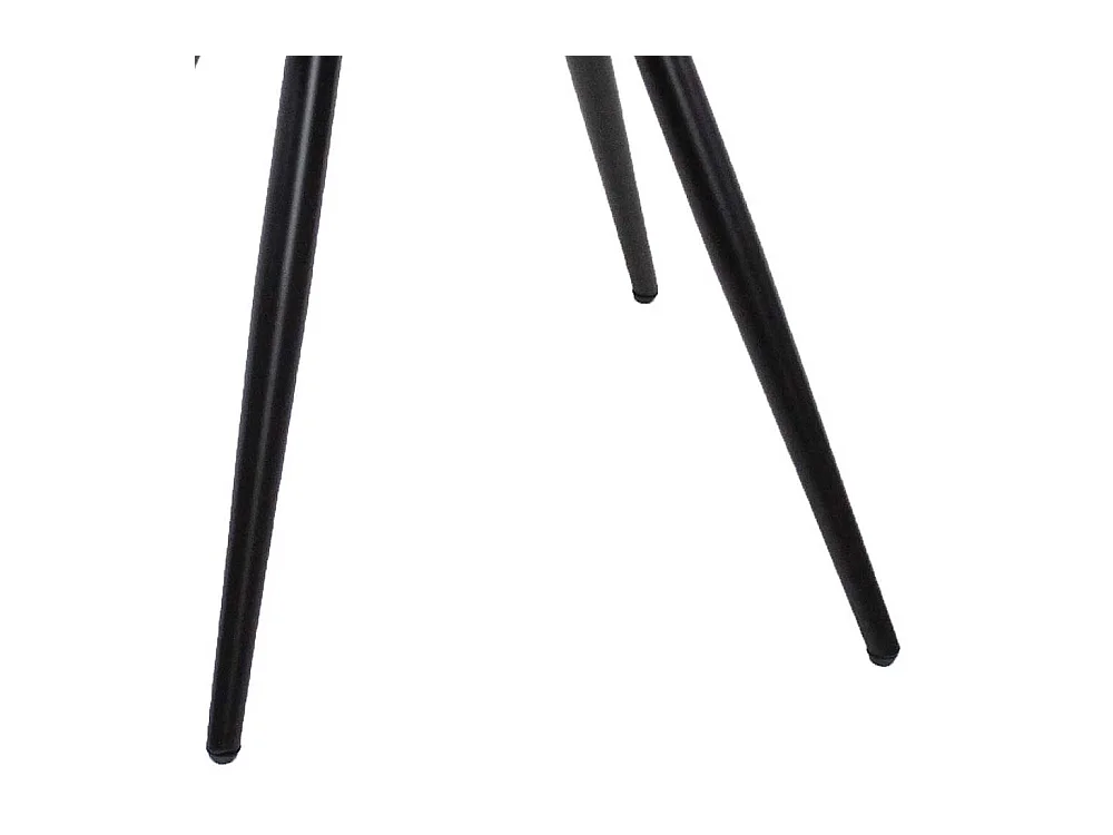 Esstisch Stühle in Cognac Braun Gestell aus Metall in Schwarz (4er Set)