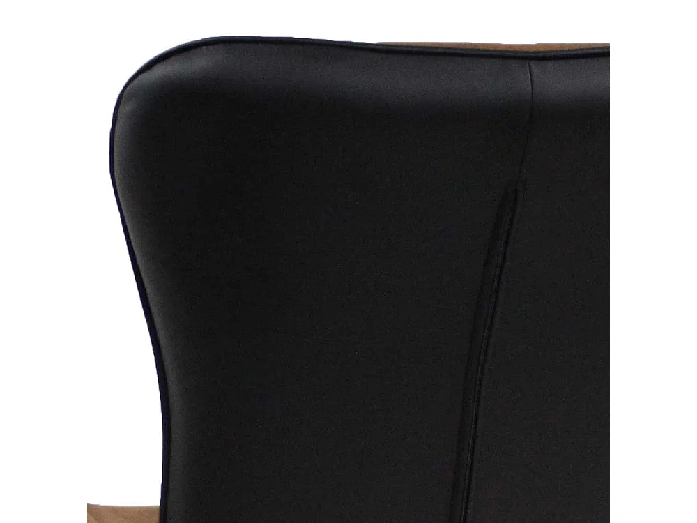 Esstisch Stühle in Cognac Braun Gestell aus Metall in Schwarz (4er Set)