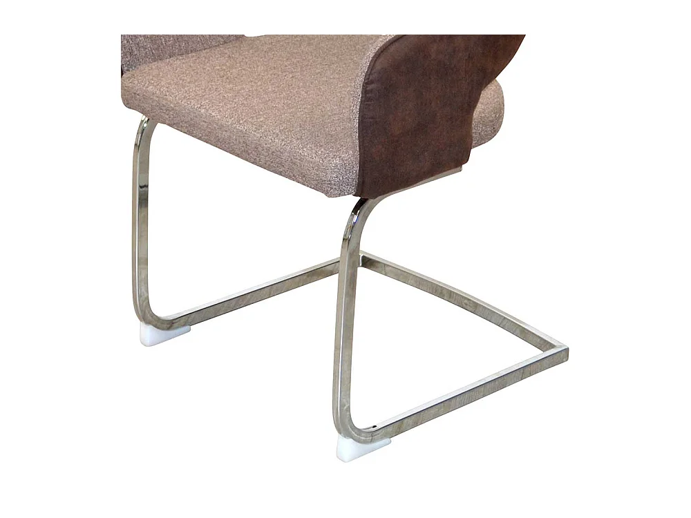 Esszimmer Schwingstühle mit Armlehnen Rücken Ausschnitt (2er Set)