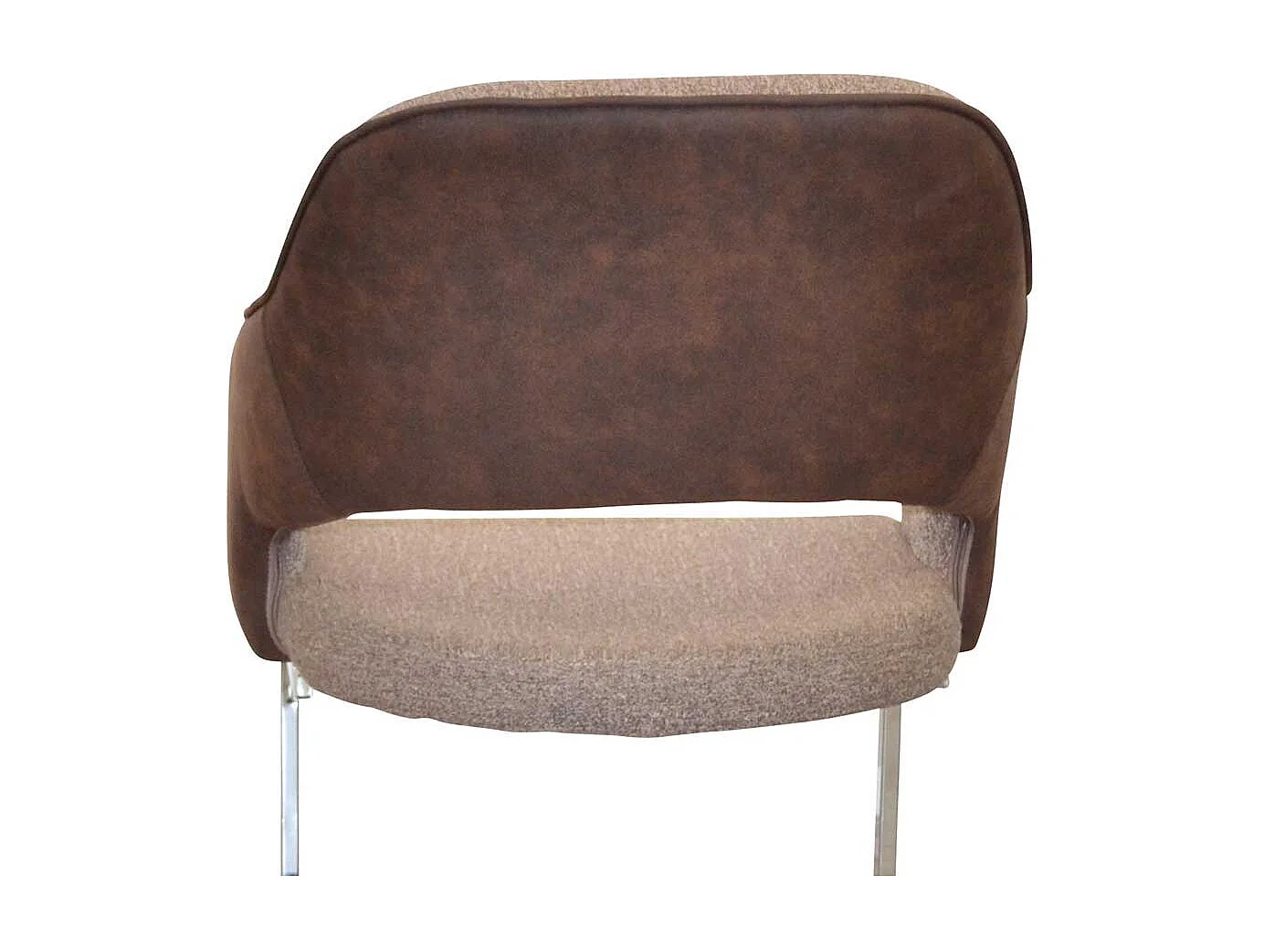 Esszimmer Schwingstühle mit Armlehnen Rücken Ausschnitt (2er Set)