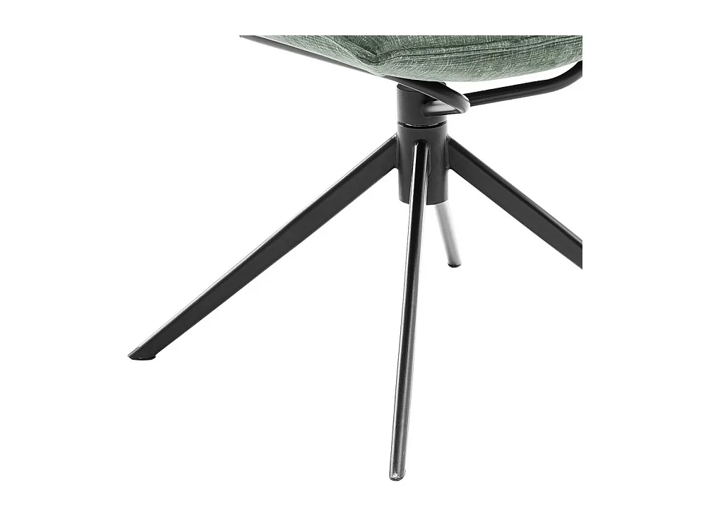 Essstuhl Stuhl K�che in Dunkelgr�n mit gepolsterter R�ckenlehne (2er Set)