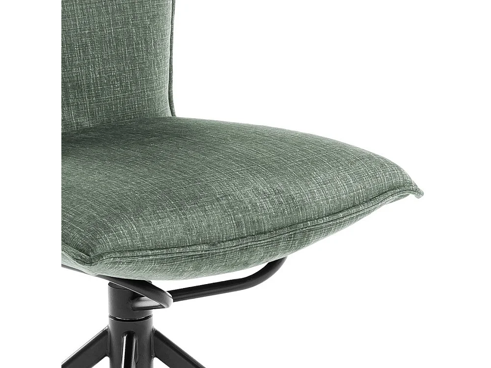 Essstuhl Stuhl K�che in Dunkelgr�n mit gepolsterter R�ckenlehne (2er Set)