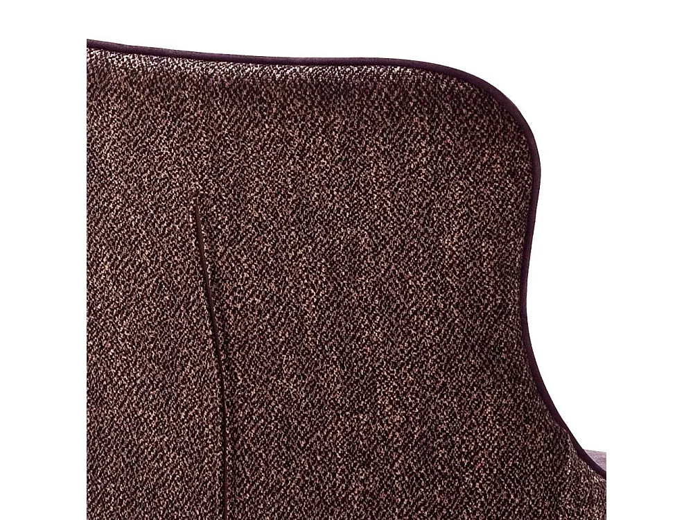 Esstisch St�hle in Dunkelrot Stoff drehbar (2er Set)