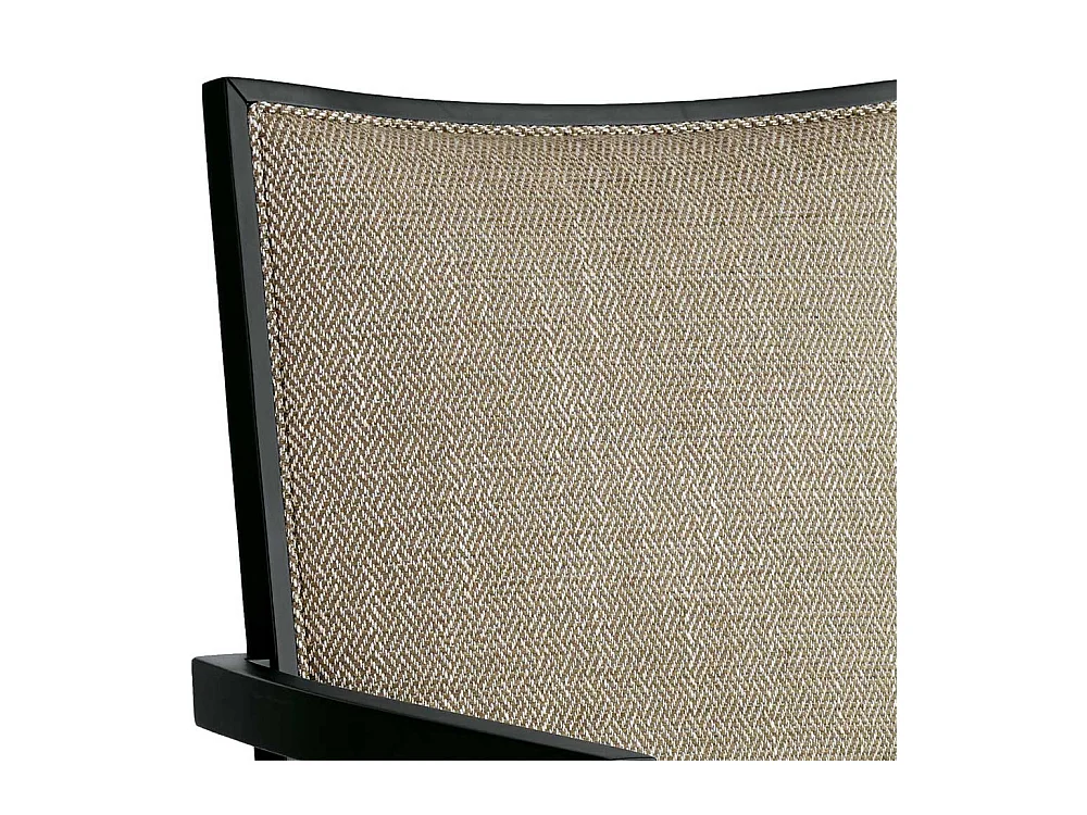 Hochwertiger Armlehnenstuhl in Beige und Schwarz klassischen Stil