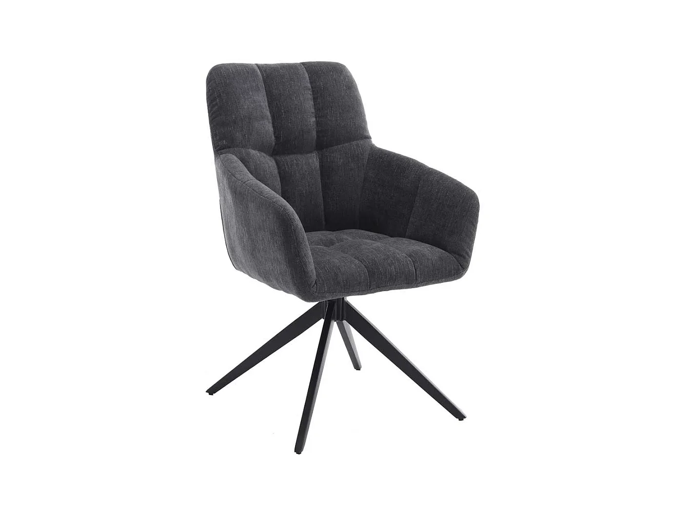 Esszimmerstuhl mit Armlehnen drehbar (2er Set)