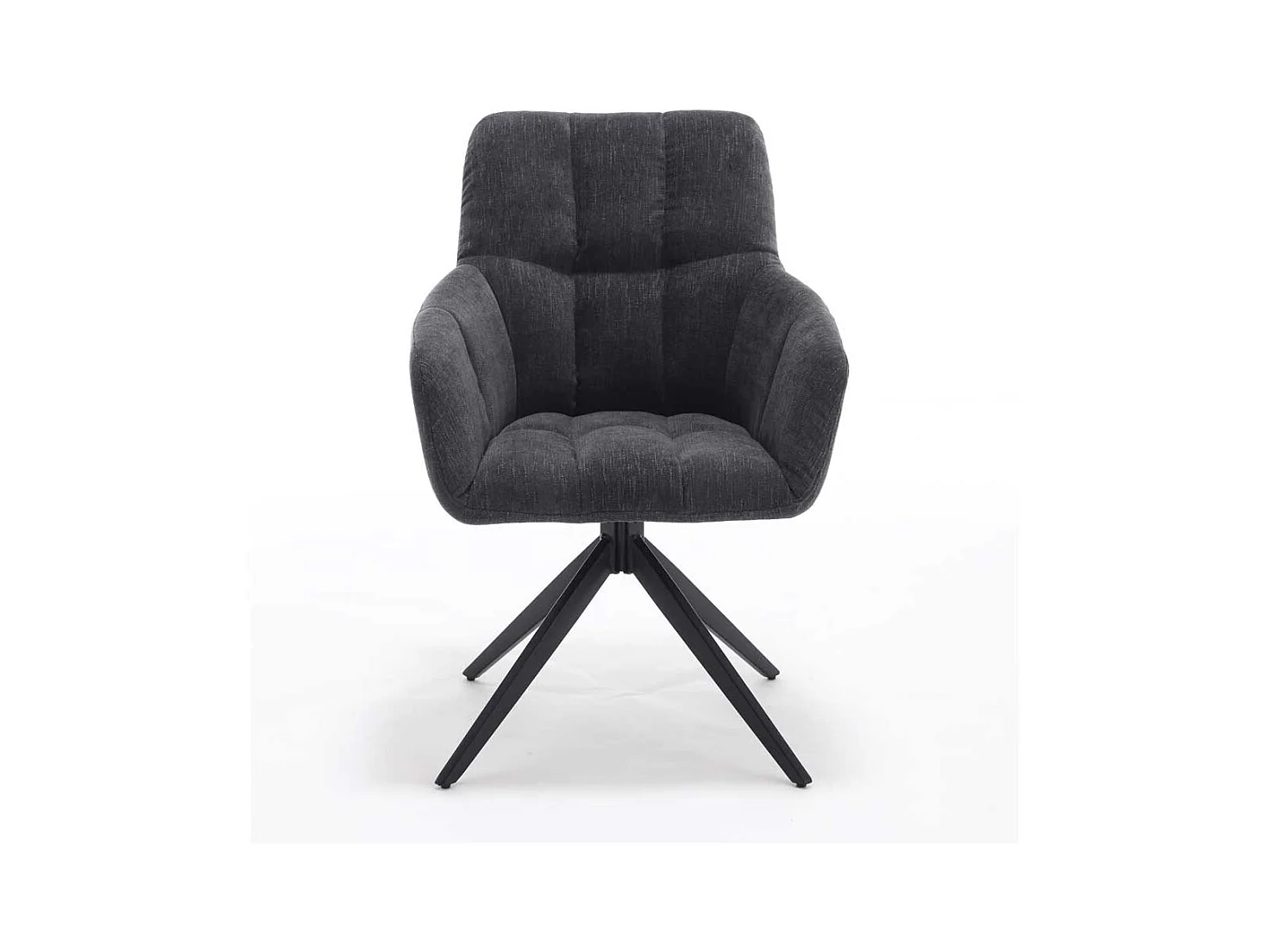 Esszimmerstuhl mit Armlehnen drehbar (2er Set)