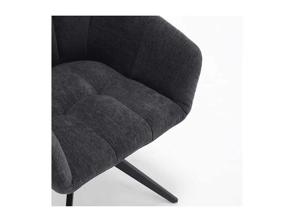 Esszimmerstuhl mit Armlehnen drehbar (2er Set)