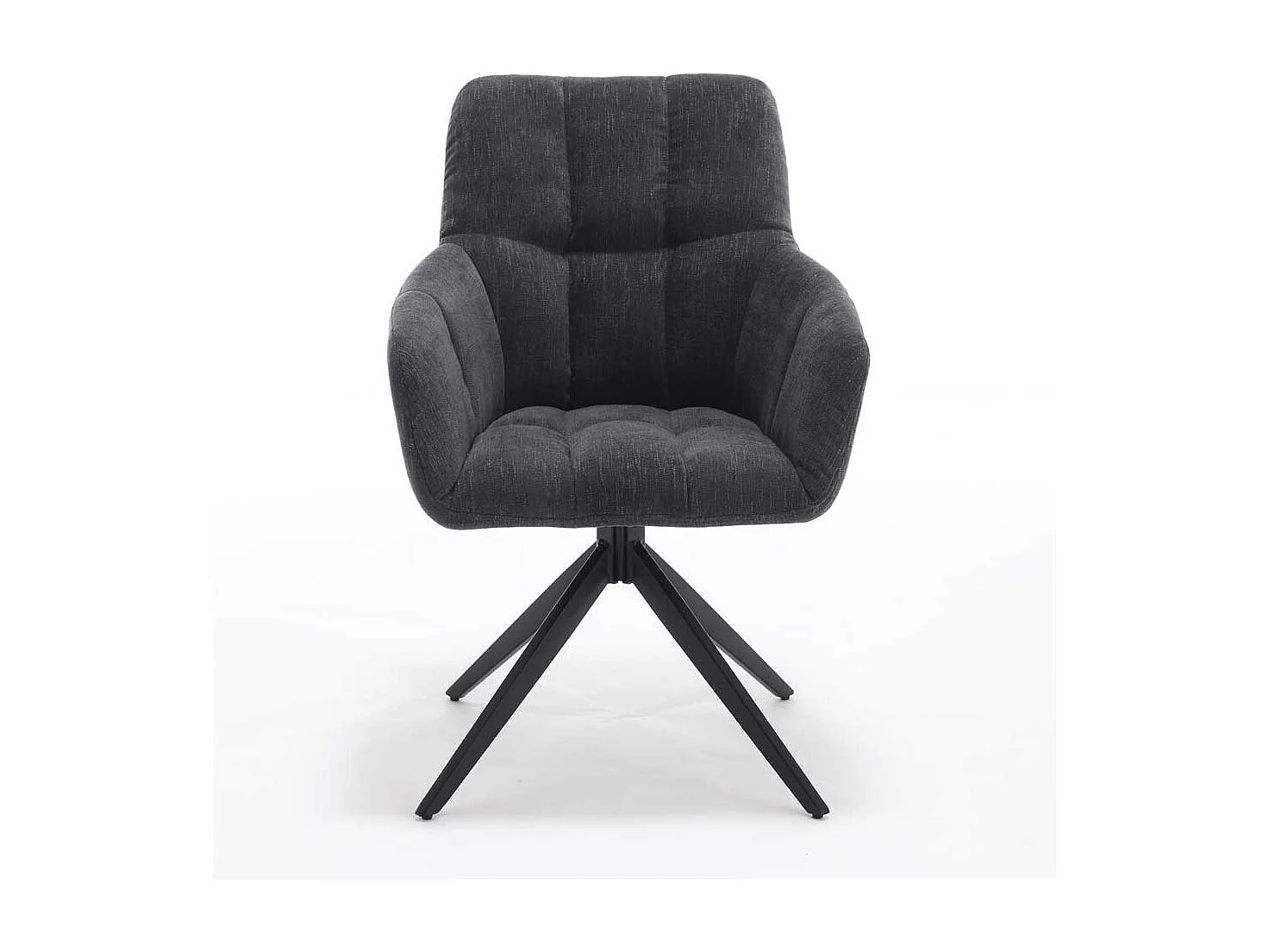 Esszimmerstuhl mit Armlehnen drehbar (2er Set)