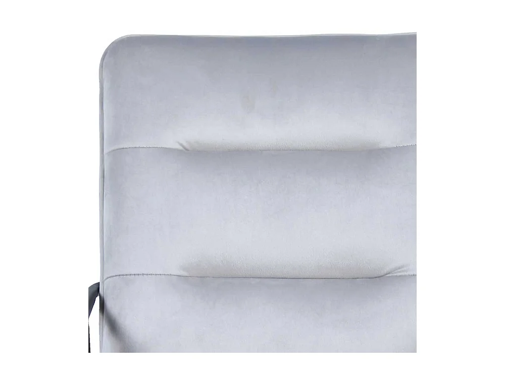 Polsterstühle in Hellgrau Samt Armlehnen (2er Set)