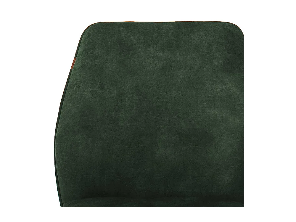 Drehbare Esszimmerstühle in Oliv Grün Velours Metallgestell schwarz (2er Set)