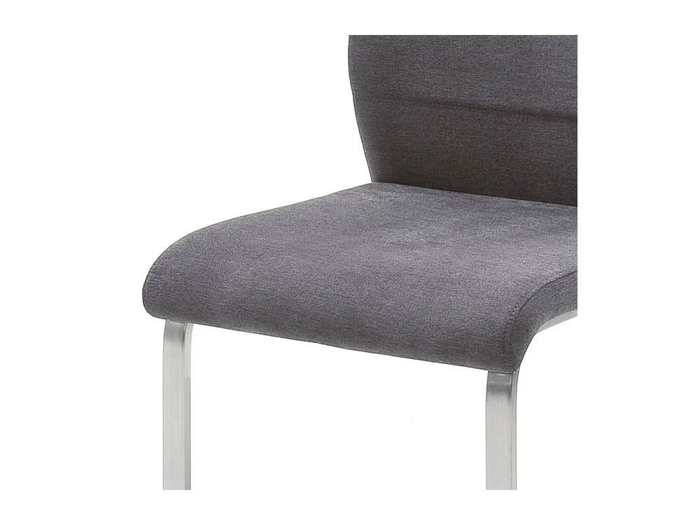 Schwingstuhl Esszimmerstuhl aus Webstoff mit Gestell aus Metall (2er Set)