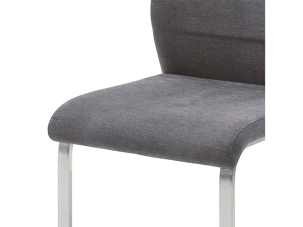 Schwingstuhl Esszimmerstuhl aus Webstoff mit Gestell aus Metall (2er Set)