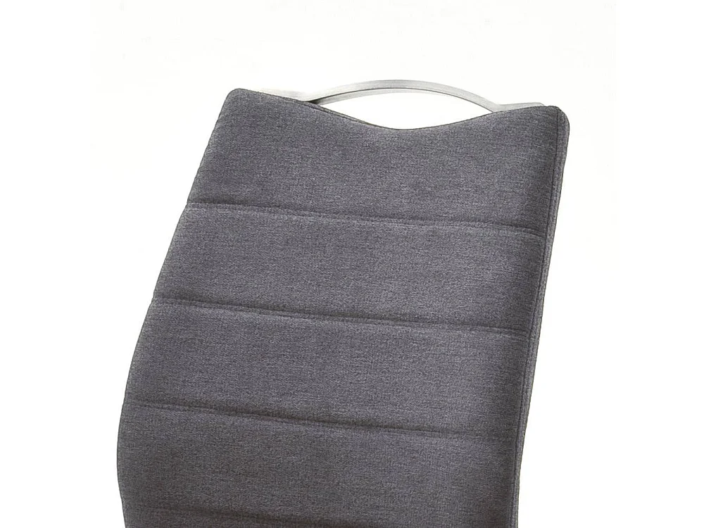 Schwingstuhl Esszimmerstuhl aus Webstoff mit Gestell aus Metall (2er Set)