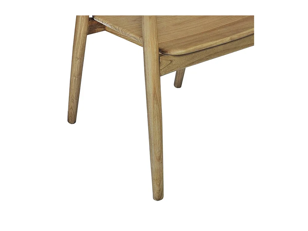 Massivholzsessel Esstischstuhl in Naturfarben im Skandi Design