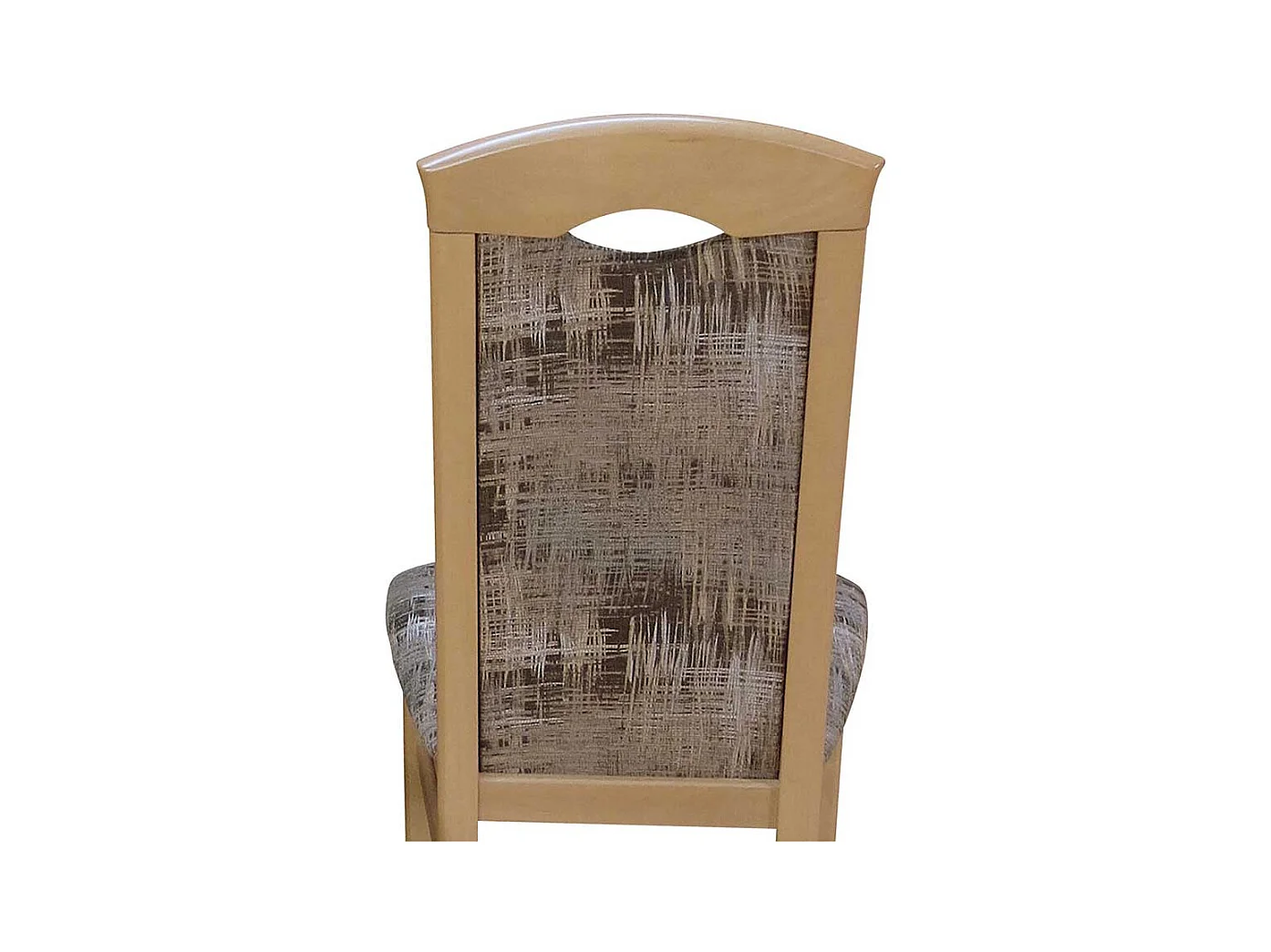 Esstischstuhl aus Massivholz Webstoff Bunt (2er Set)