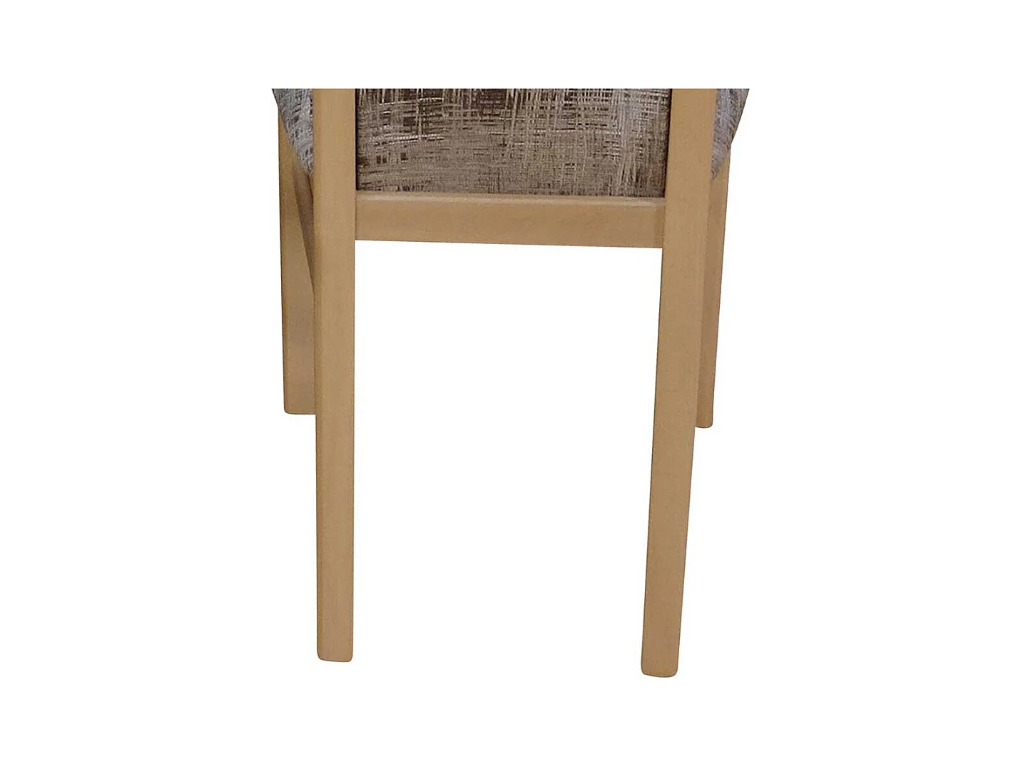 Esstischstuhl aus Massivholz Webstoff Bunt (2er Set)