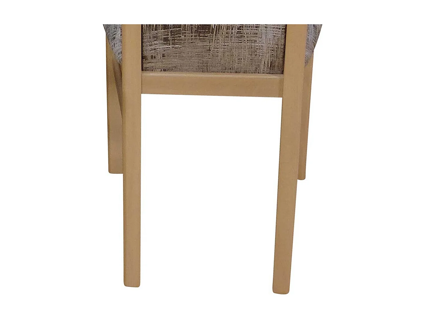 Esstischstuhl aus Massivholz Webstoff Bunt (2er Set)