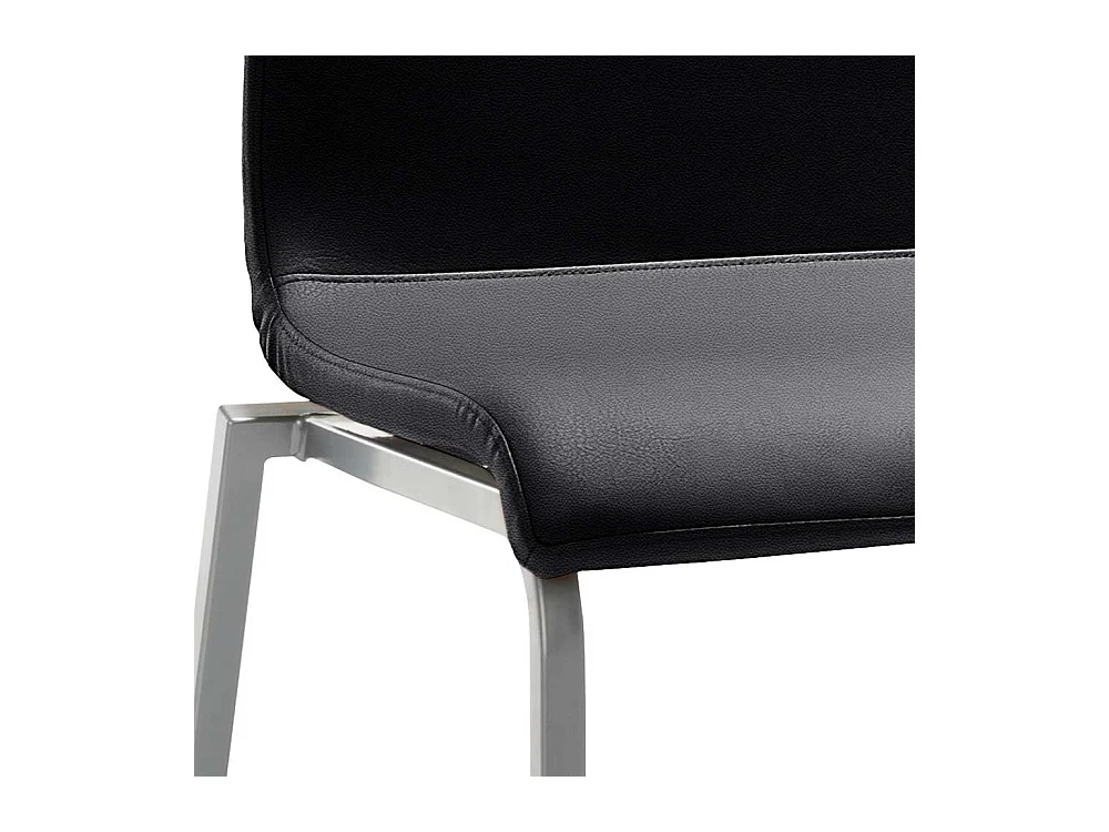 Stuhl Küche in Anthrazit Perlsilberfarben