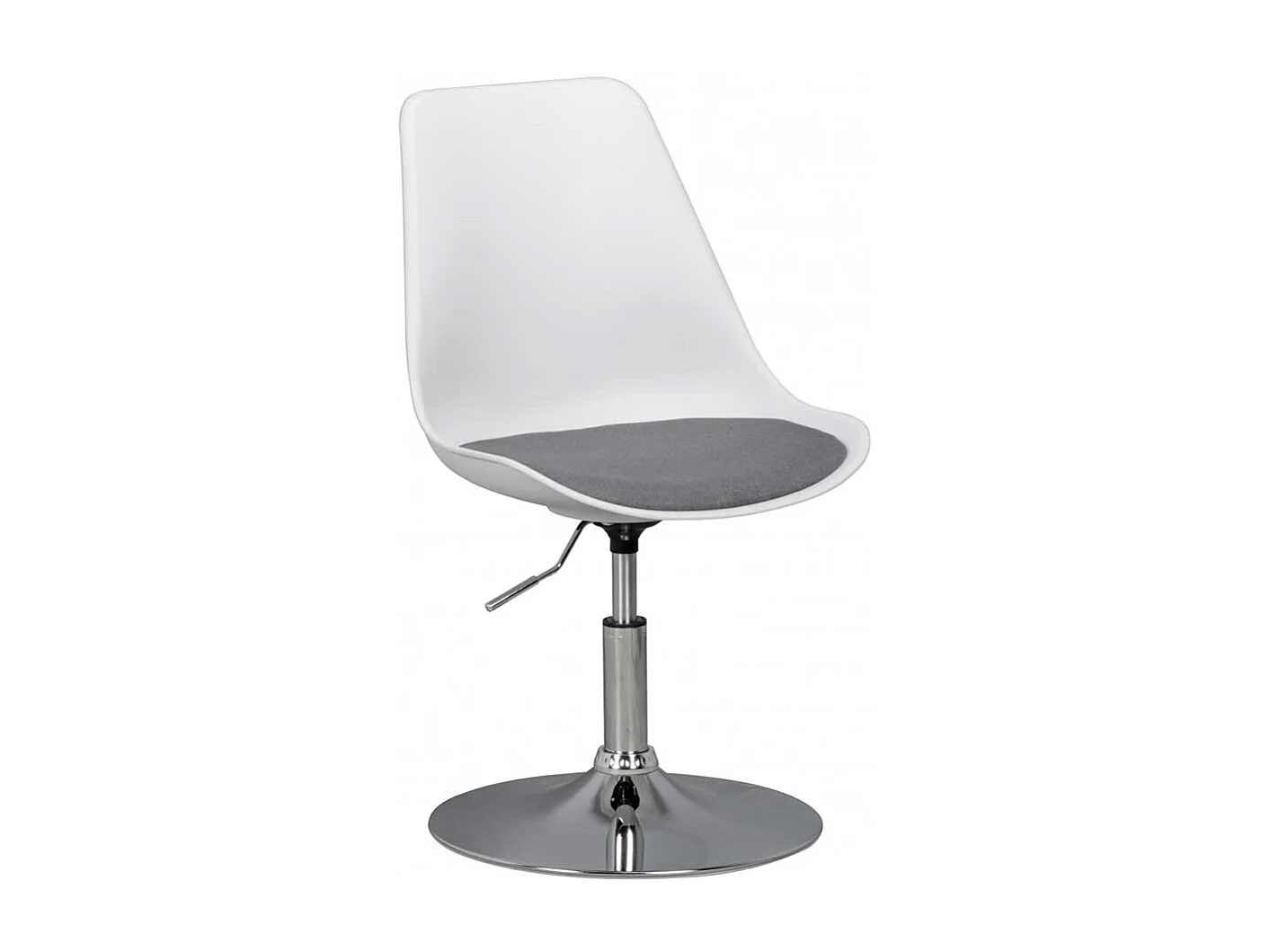 Schalenstuhl mit höhenverstellbarem Sitz drehbar