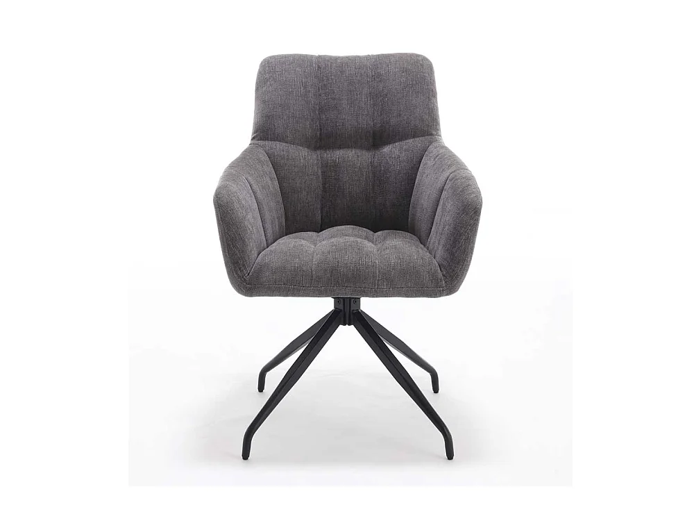 Esszimmerstuhl mit Armlehnen drehbar (2er Set)