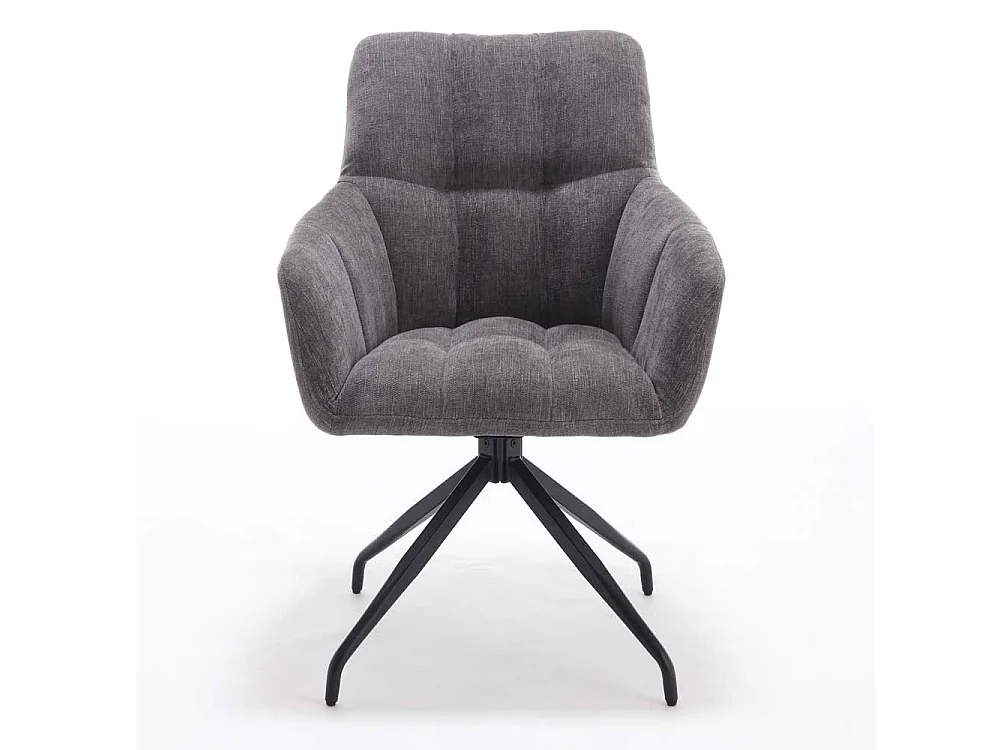 Esszimmerstuhl mit Armlehnen drehbar (2er Set)