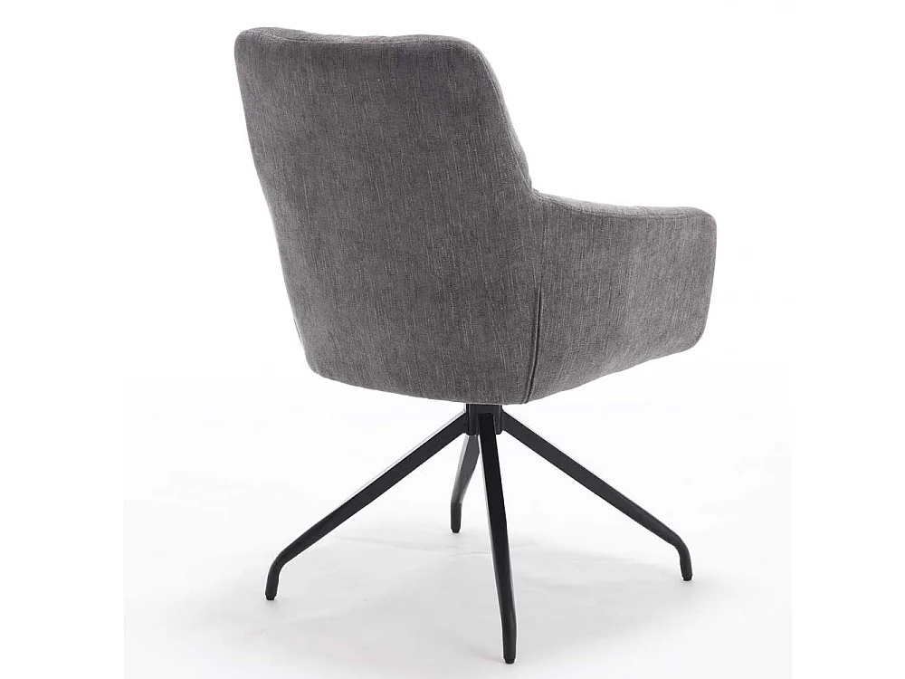 Esszimmerstuhl mit Armlehnen drehbar (2er Set)