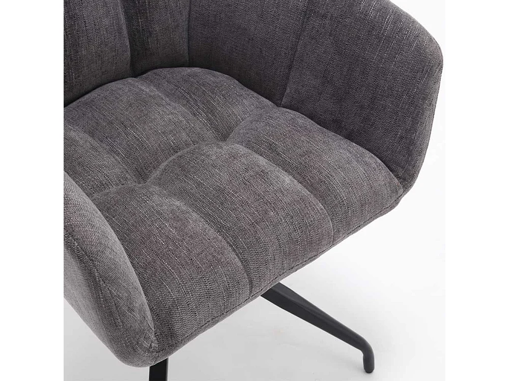 Esszimmerstuhl mit Armlehnen drehbar (2er Set)