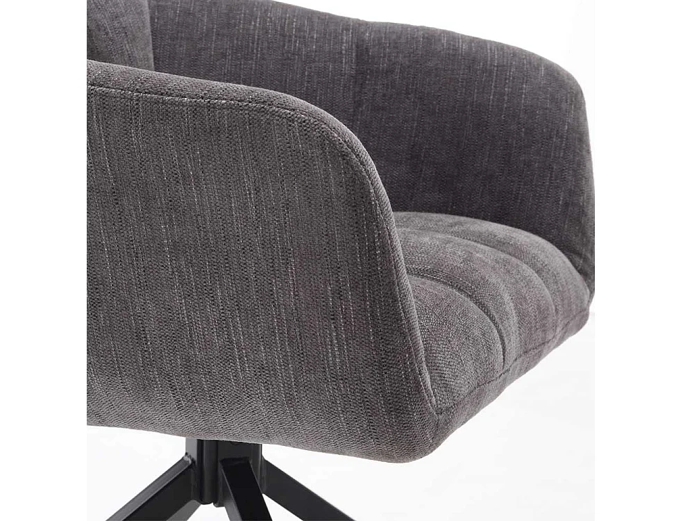 Esszimmerstuhl mit Armlehnen drehbar (2er Set)