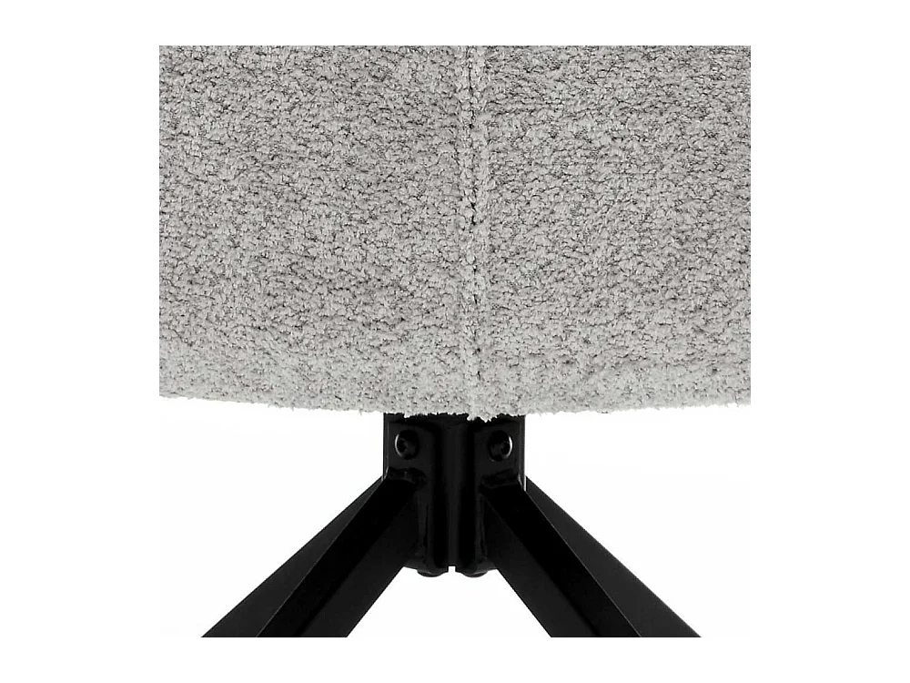Graue Stühle mit Armlehnen Gestell drehbar 63 cm breit (2er Set)