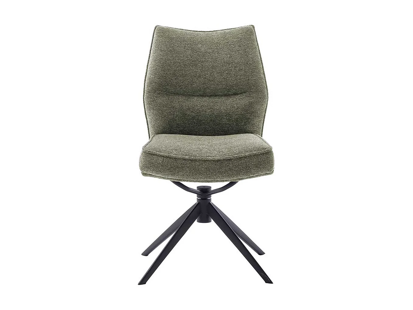 Esszimmerstuhl Stuhl Esszimmer in Oliv Grün um 360 Grad drehbar (2er Set)