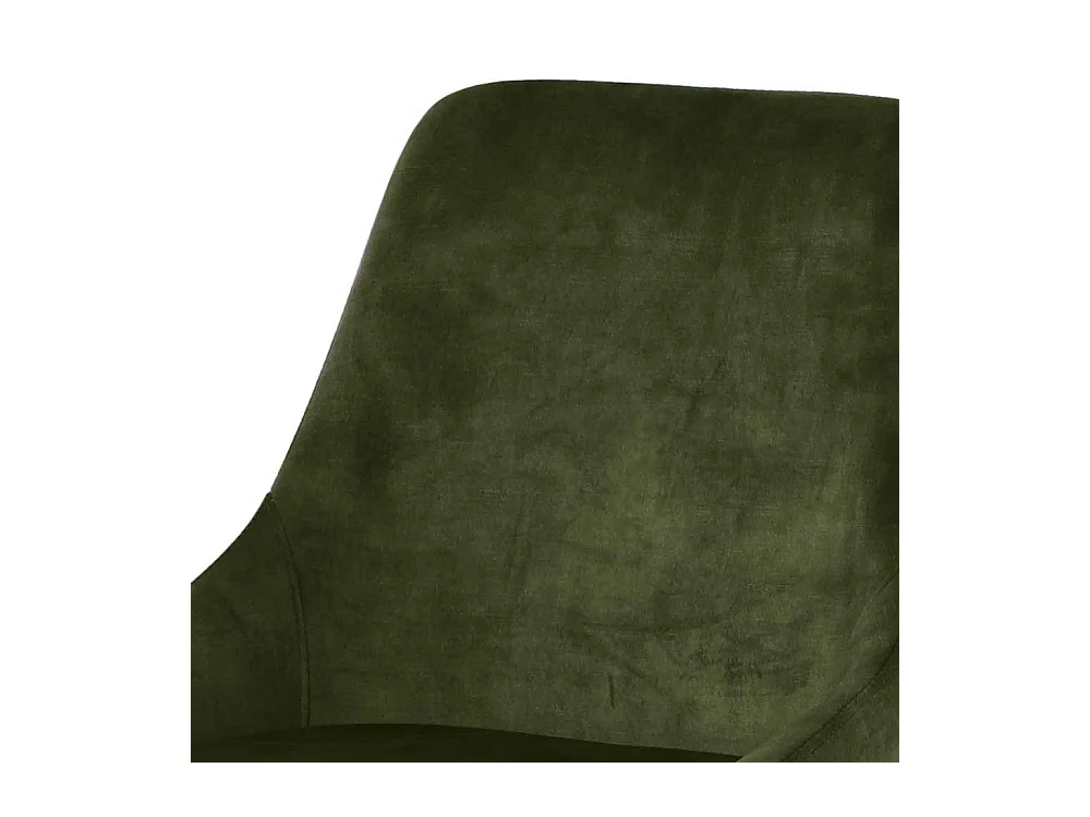 Samt Esstisch Stühle in Dunkelgrün und Schwarz 47 cm Sitzhöhe (2er Set)