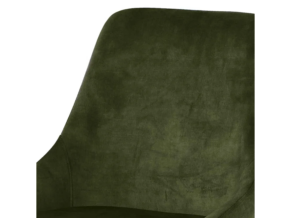 Samt Esstisch Stühle in Dunkelgrün und Schwarz 47 cm Sitzhöhe (2er Set)