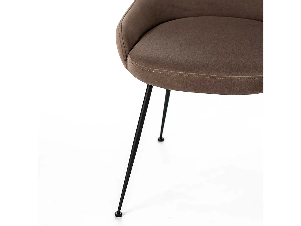 Polsterstuhl in Taupe modern