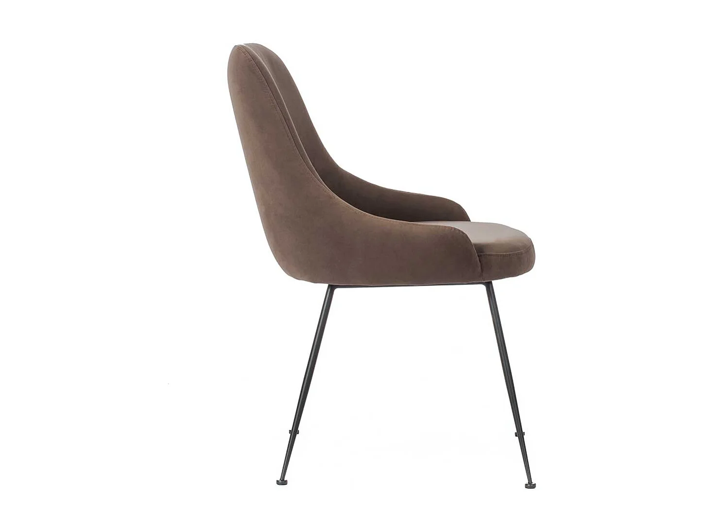 Polsterstuhl in Taupe modern