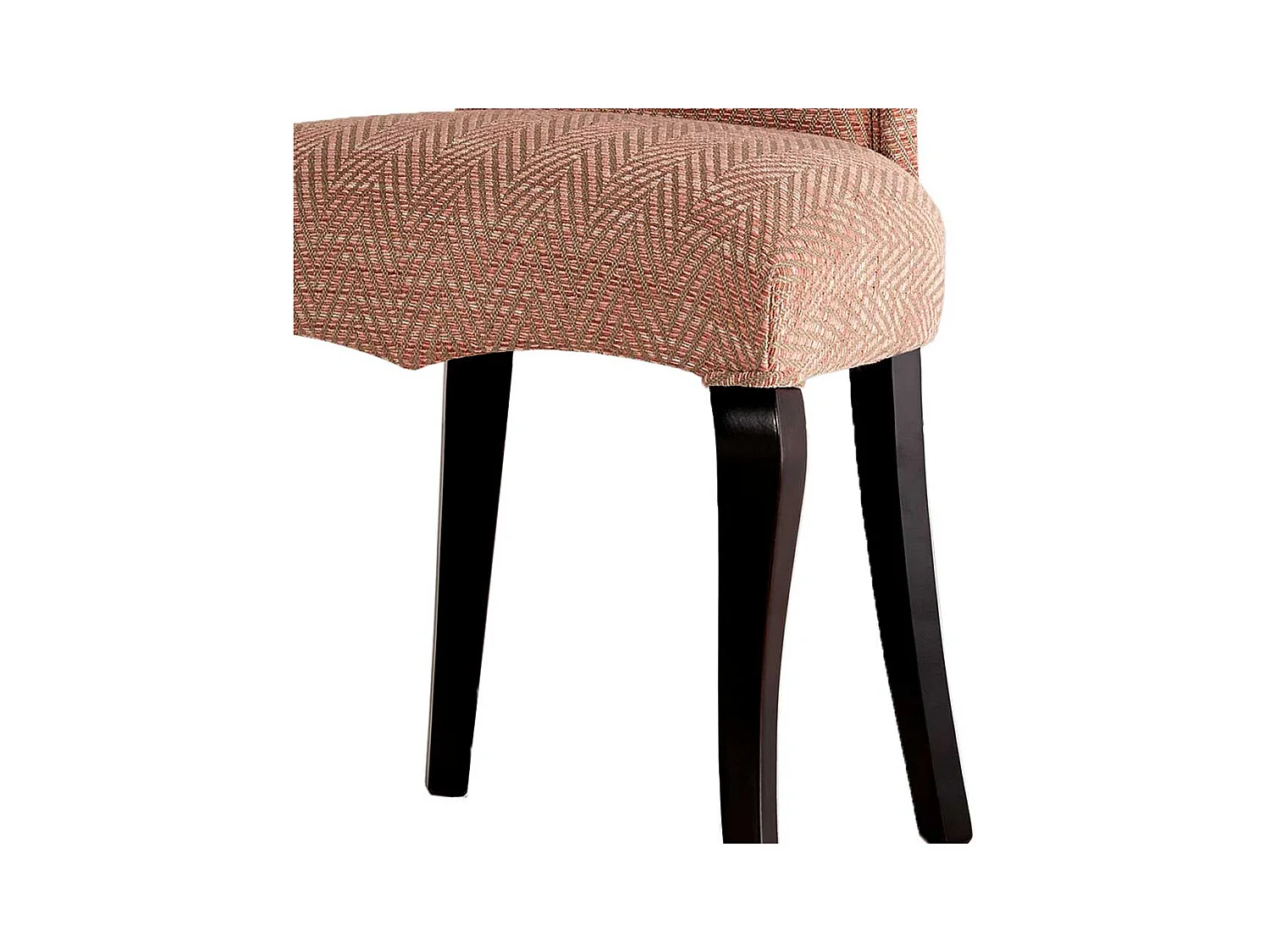 Luxus Polsterstuhl Esszimmer in italienischem Design Altrosa und Braun